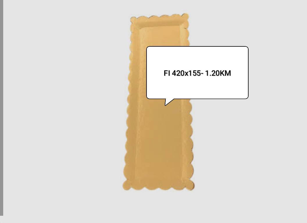 Podmetač 420x155