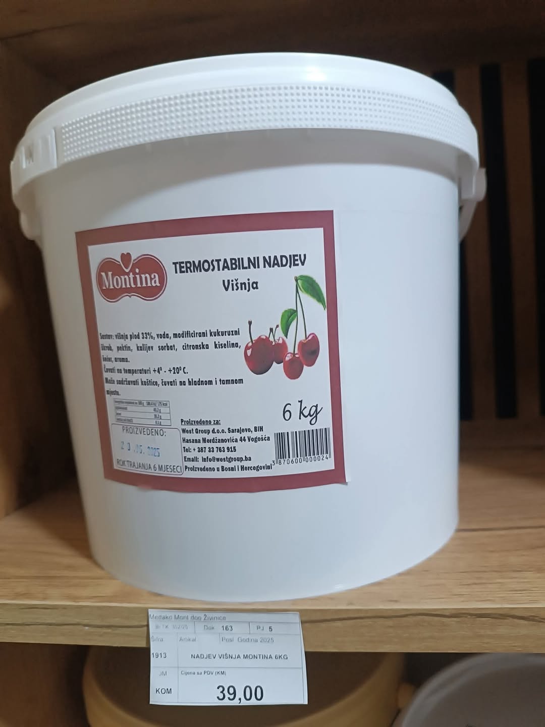 Nadjev Višnja 33% 6kg