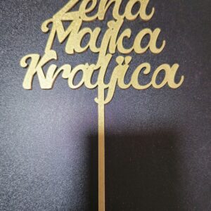 Toper drveni Žena Majka Kraljica