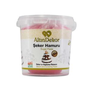 Altin dekor fondan 1kg - Roza boja