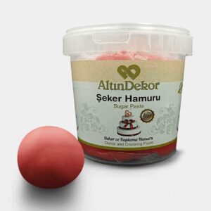 Altin dekor fondan 1kg - Crvena boja